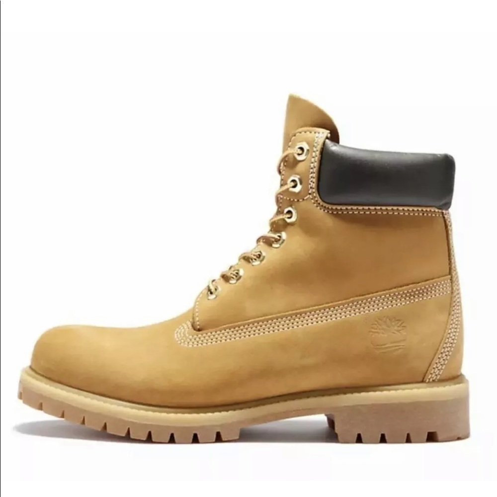 Timberland Wheat Leather Moto Boots